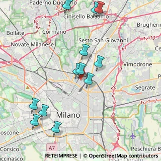 Mappa 20125 Milano MI, Italia (4.44583)