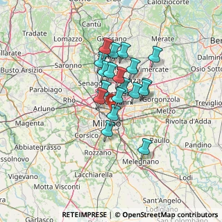 Mappa 20125 Milano MI, Italia (9.70263)