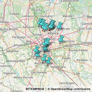 Mappa 20125 Milano MI, Italia (10.7115)