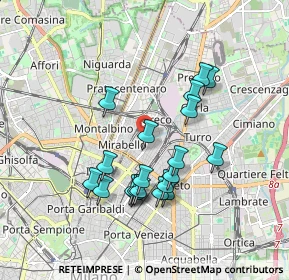 Mappa 20125 Milano MI, Italia (1.649)