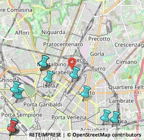 Mappa 20125 Milano MI, Italia (3.04286)