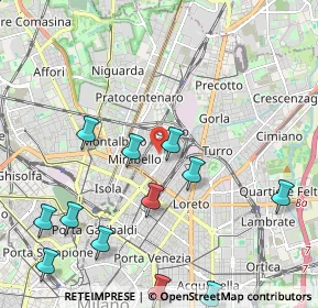 Mappa 20125 Milano MI, Italia (2.56583)