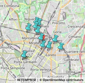 Mappa 20125 Milano MI, Italia (1.355)