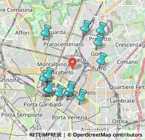 Mappa 20125 Milano MI, Italia (1.83385)