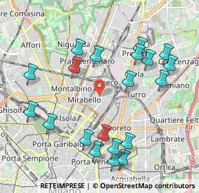 Mappa 20125 Milano MI, Italia (2.245)