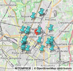 Mappa 20125 Milano MI, Italia (1.671)