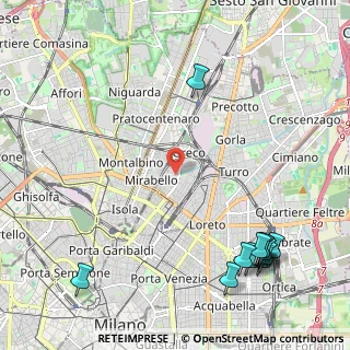 Mappa 20125 Milano MI, Italia (3.05667)