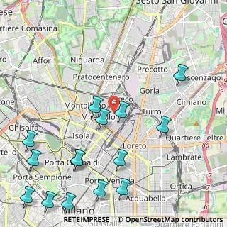 Mappa 20125 Milano MI, Italia (2.81467)