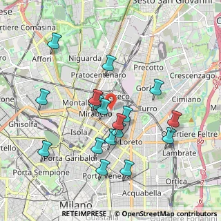 Mappa 20125 Milano MI, Italia (1.86176)
