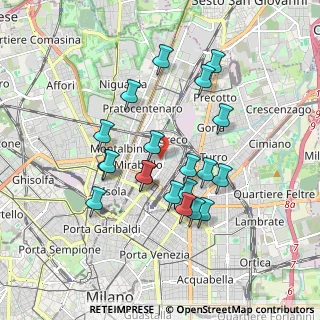Mappa 20125 Milano MI, Italia (1.626)