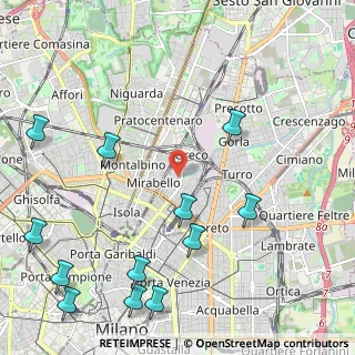 Mappa 20125 Milano MI, Italia (2.89667)