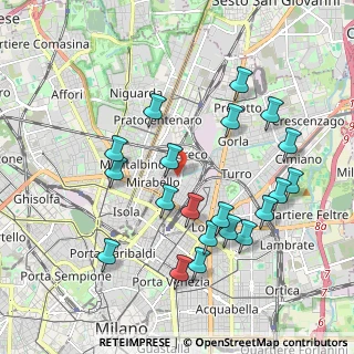Mappa 20125 Milano MI, Italia (2.011)