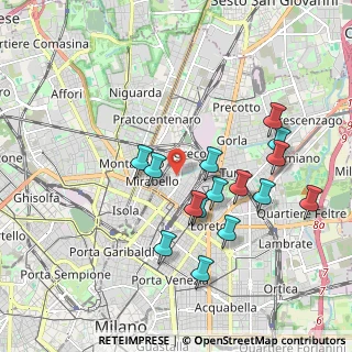 Mappa 20125 Milano MI, Italia (1.84333)