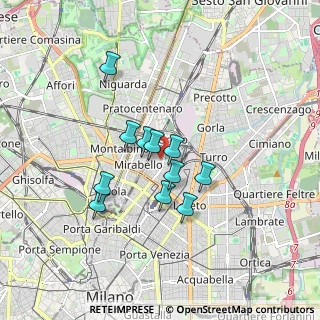 Mappa 20125 Milano MI, Italia (1.31909)
