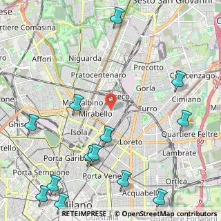 Mappa 20125 Milano MI, Italia (3.10308)