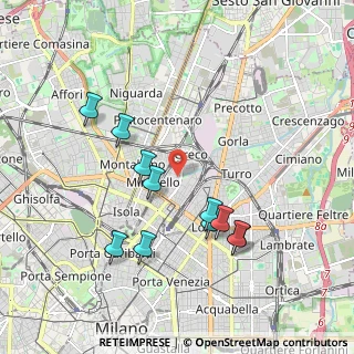 Mappa 20125 Milano MI, Italia (1.88364)