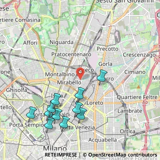 Mappa 20125 Milano MI, Italia (2.44182)