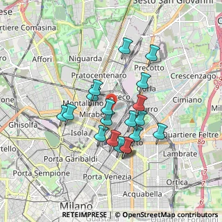 Mappa 20125 Milano MI, Italia (1.5125)
