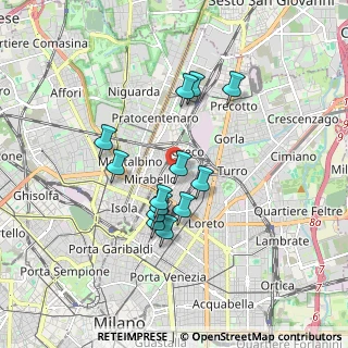 Mappa 20125 Milano MI, Italia (1.45769)