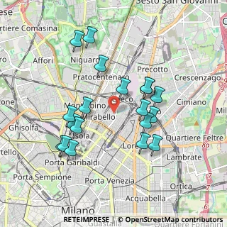 Mappa 20125 Milano MI, Italia (1.77316)