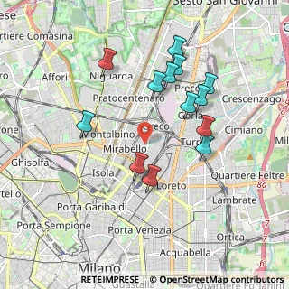 Mappa 20125 Milano MI, Italia (1.77923)