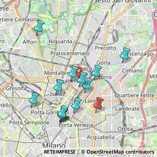 Mappa 20125 Milano MI, Italia (1.96429)