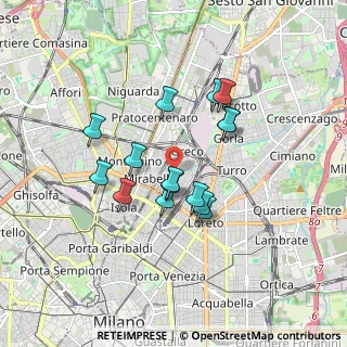 Mappa 20125 Milano MI, Italia (1.42533)