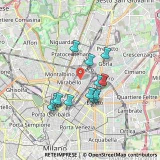 Mappa 20125 Milano MI, Italia (1.5475)