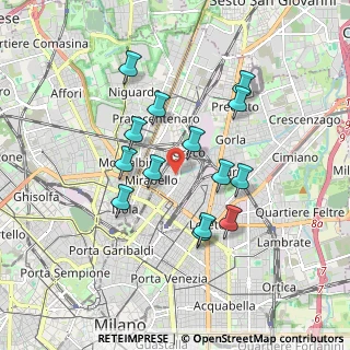 Mappa 20125 Milano MI, Italia (1.58429)
