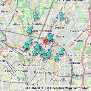 Mappa 20125 Milano MI, Italia (1.576)