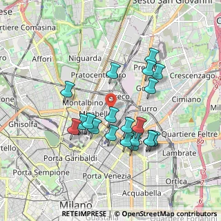 Mappa 20125 Milano MI, Italia (1.663)