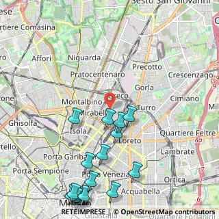 Mappa 20125 Milano MI, Italia (2.98833)