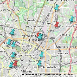 Mappa 20125 Milano MI, Italia (2.94308)