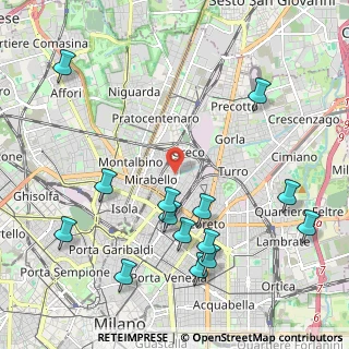 Mappa 20125 Milano MI, Italia (2.48786)