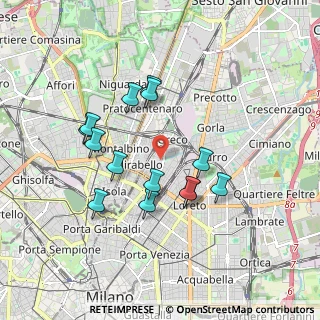Mappa 20125 Milano MI, Italia (1.645)