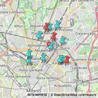 Mappa 20125 Milano MI, Italia (1.47077)