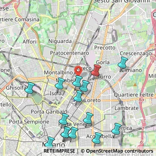 Mappa 20125 Milano MI, Italia (2.64067)