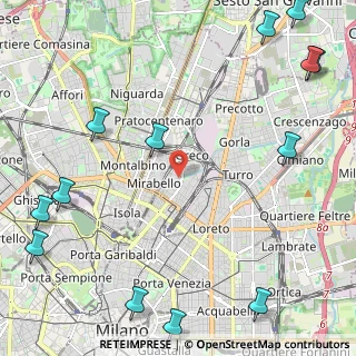 Mappa 20125 Milano MI, Italia (3.38308)