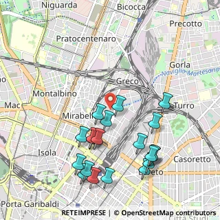 Mappa 20125 Milano MI, Italia (1.109)