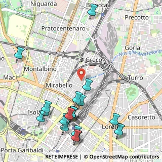 Mappa 20125 Milano MI, Italia (1.368)