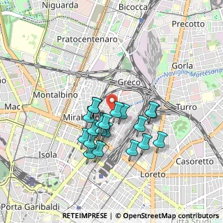 Mappa 20125 Milano MI, Italia (0.7245)