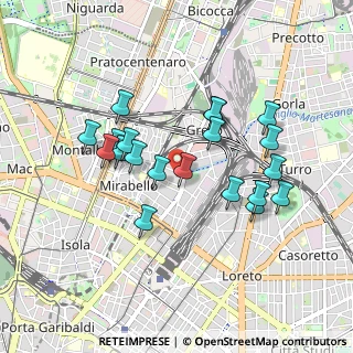 Mappa 20125 Milano MI, Italia (0.829)