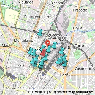 Mappa 20125 Milano MI, Italia (0.8215)