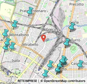 Mappa 20125 Milano MI, Italia (1.4575)