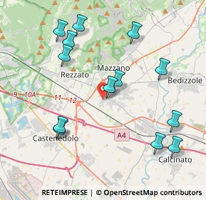 Mappa Via Luigi Pasteur, 25080 Molinetto BS, Italia (4.35615)