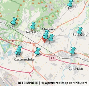 Mappa Via Luigi Pasteur, 25080 Molinetto BS, Italia (3.89909)