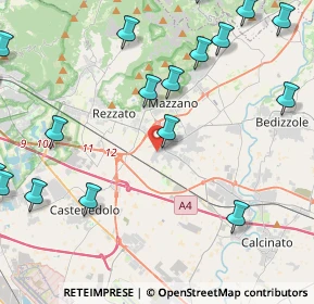 Mappa Via Luigi Pasteur, 25080 Molinetto BS, Italia (6.2235)