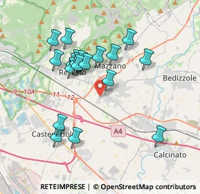 Mappa Via Luigi Pasteur, 25080 Molinetto BS, Italia (3.47789)