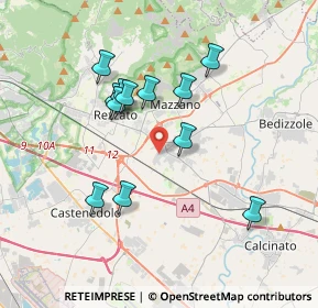 Mappa Via Luigi Pasteur, 25080 Molinetto BS, Italia (3.30417)