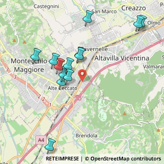 Mappa Via Peripoli, 36075 Montecchio Maggiore VI, Italia (2.06462)